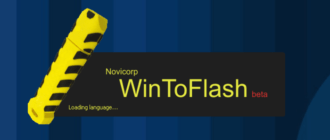 Как создать загрузочную флешку программой Novicorp Win To Flash