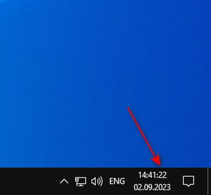 Как включить отображение секунд на панели задач Windows