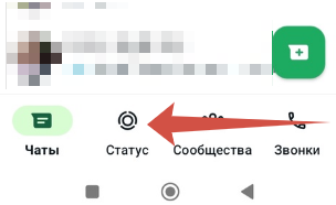 Как переслать статус в Ватсапе другому человеку?
