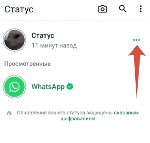 Как переслать статус в Ватсапе другому человеку?