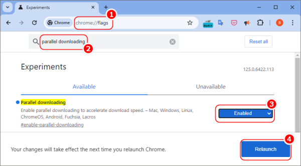 Как включить в Google Chrome параллельную загрузку