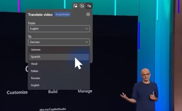 Как в Microsoft Edge включить функцию интеллектуального перевода озвучки видео