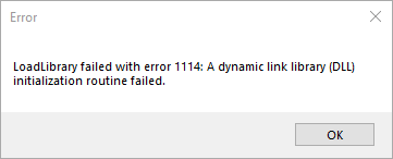 Как исправить ошибку «Произошел сбой в программе инициализации библиотеки динамической компоновки»