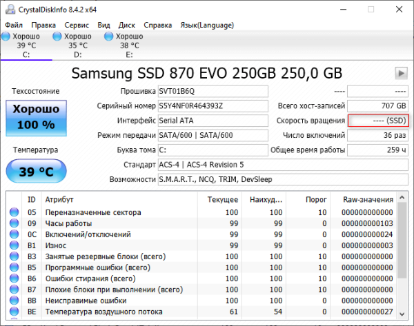 Как узнать SSD или HDD диск на компьютере — 7 способов