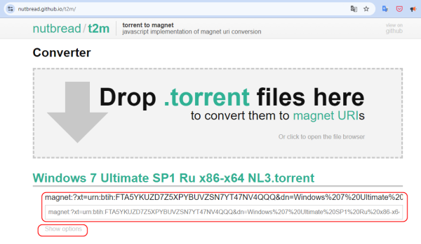 Как конвертировать torrent-файл в magnet-ссылку и наоборот