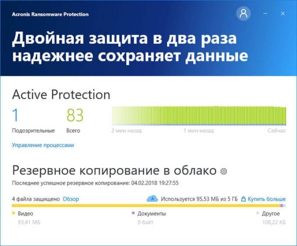 Acronis Ransomware Protection для защиты от вирусов-вымогателей